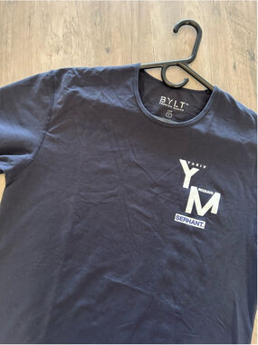 BYLT Premium Basics Lux Crew Neck T-Shirt in Black - Large